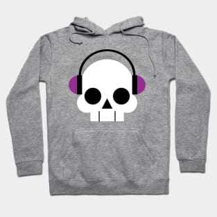 Skull with Headphones Hoodie